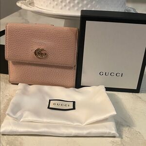 Gucci Blush Pink Leather Wallet